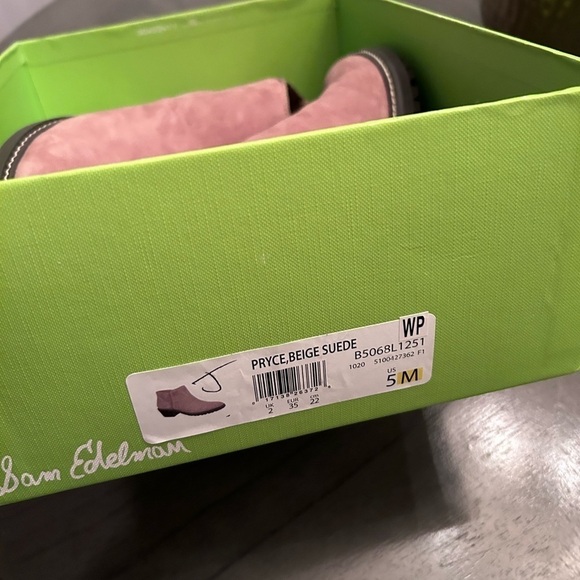 Sam Edelman - Pryce Womens Waterproof Ankle Boots - Picture 7 of 9